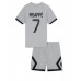 Billige Paris Saint-Germain Kylian Mbappe #7 Bortetrøye Barn 2022-23 Kortermet (+ korte bukser)